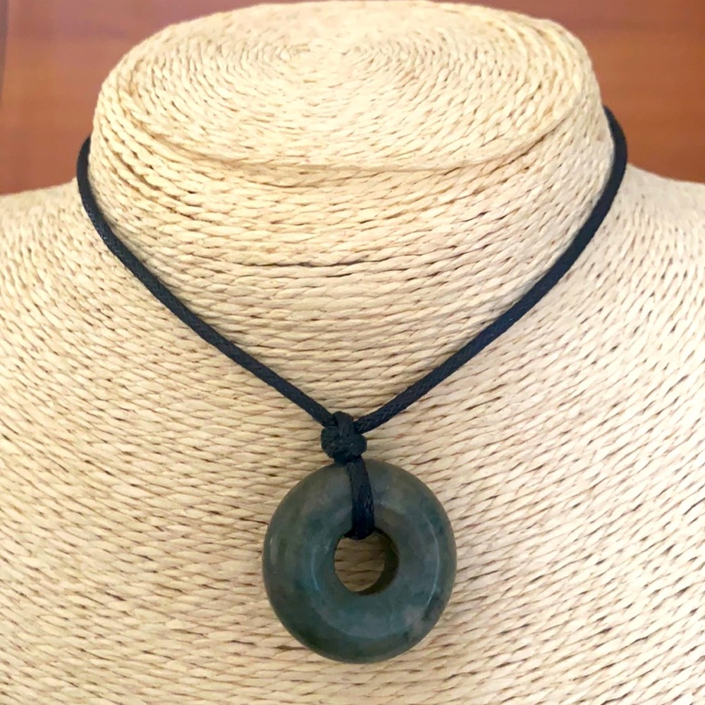 Lucky Jade Necklace Jade  Necklace Gem Jewelry